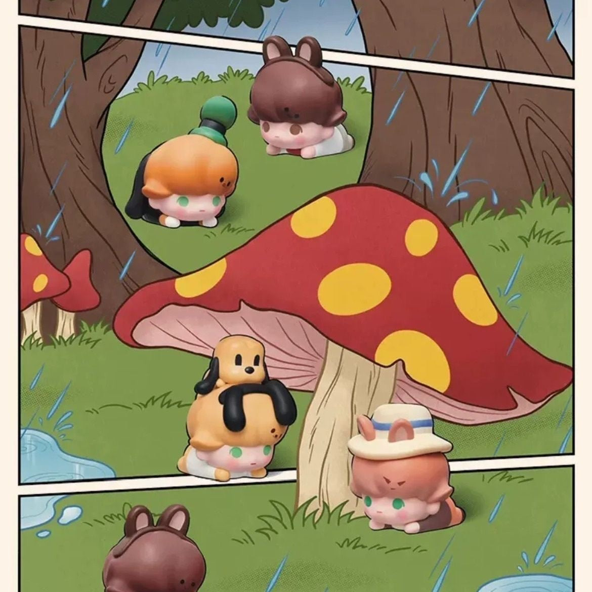 POP BEAN DIMOO WORLD × DSN Classic Series（3Pcs Per Pack）