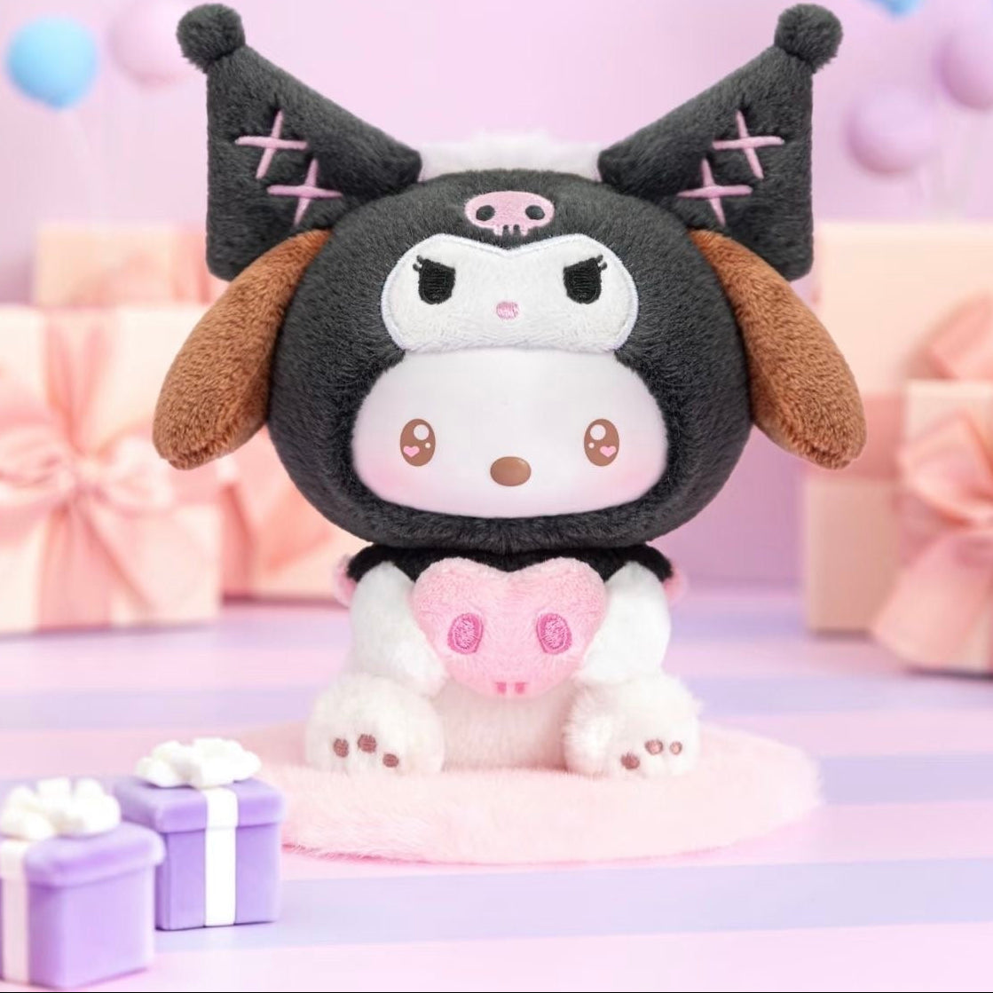 SRO Kuromi Party Series Plush Pendant Dolls, Blind Box
