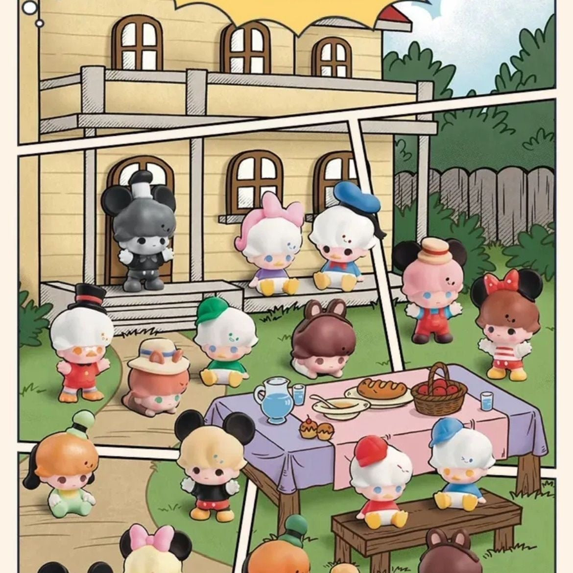 POP BEAN DIMOO WORLD × DSN Classic Series（3Pcs Per Pack）