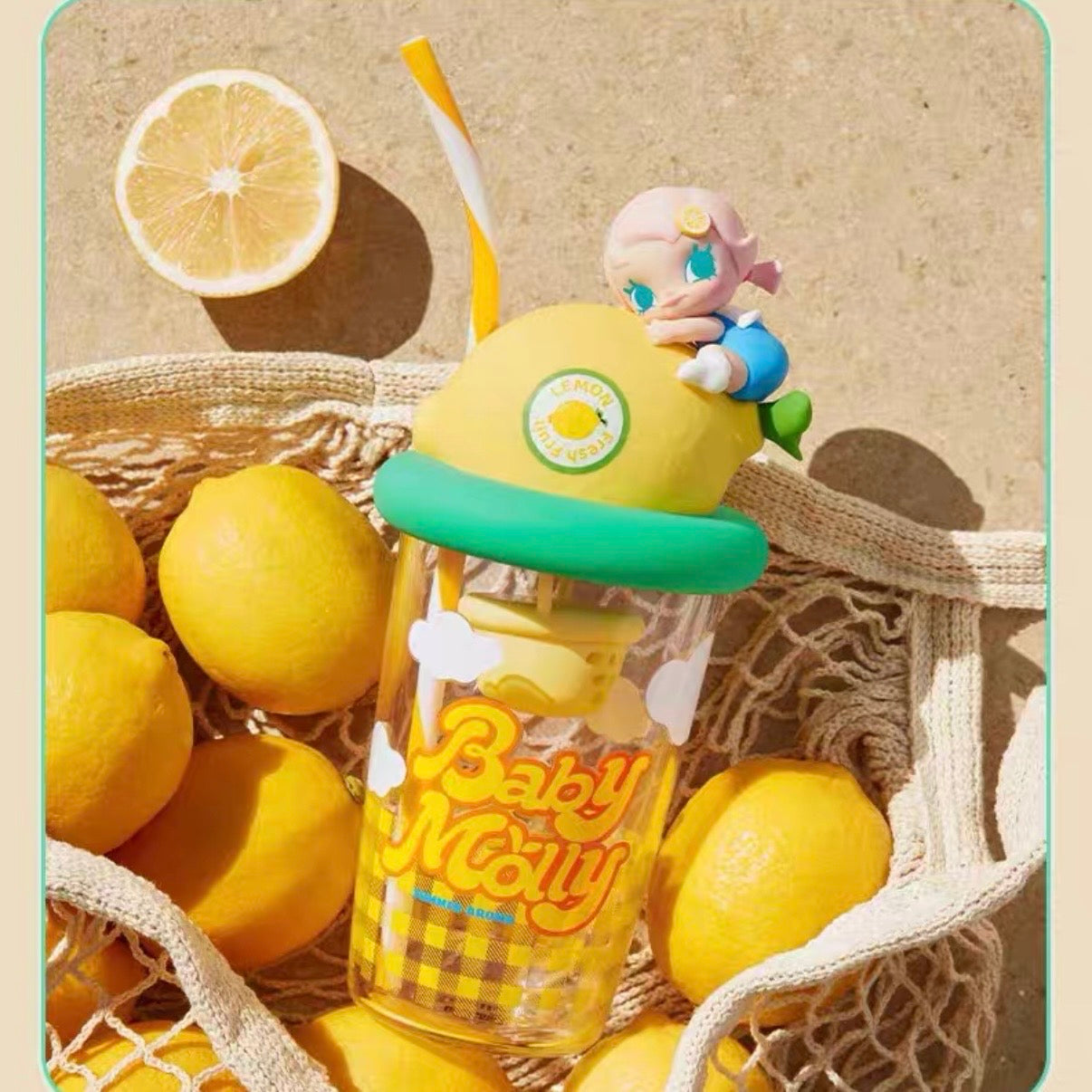 POPMART baby molly Fruit color and fragrance cup