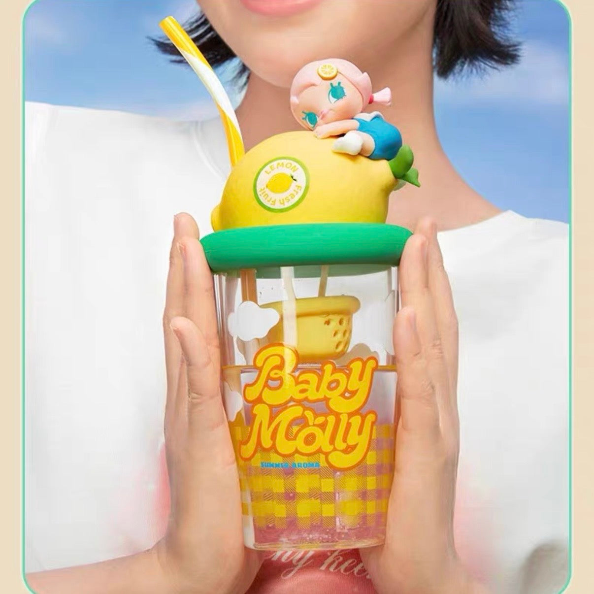 POPMART baby molly Fruit color and fragrance cup