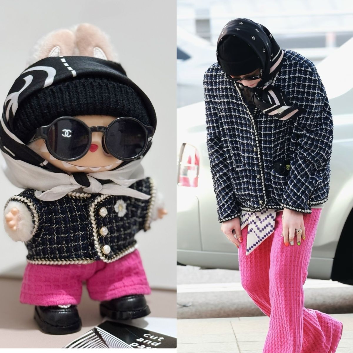 G-Dragon's same style labubu doll clothes（No doll）labubu clothes