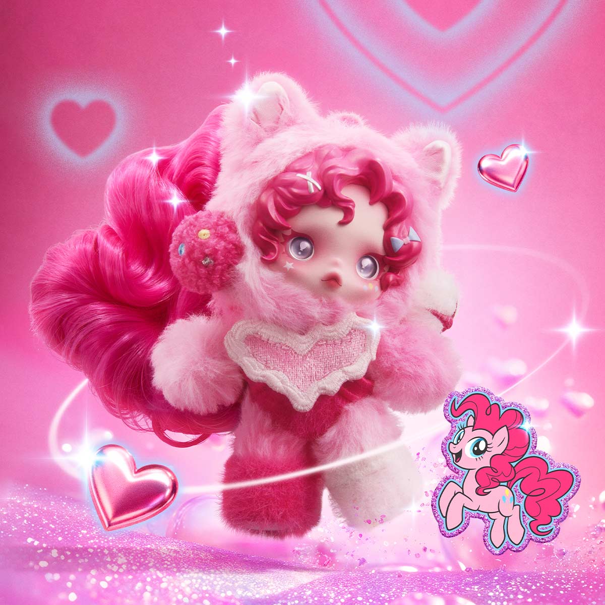 【Hot】SKULLPANDA × My Little Pony Series Plush Blind Box