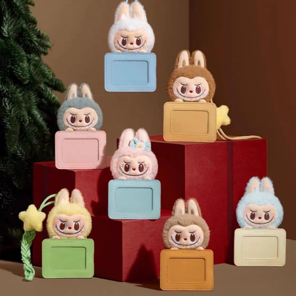 POPLAND Labubu Twinkly Fairy Tale Series Plush Card Holders, Blind Box