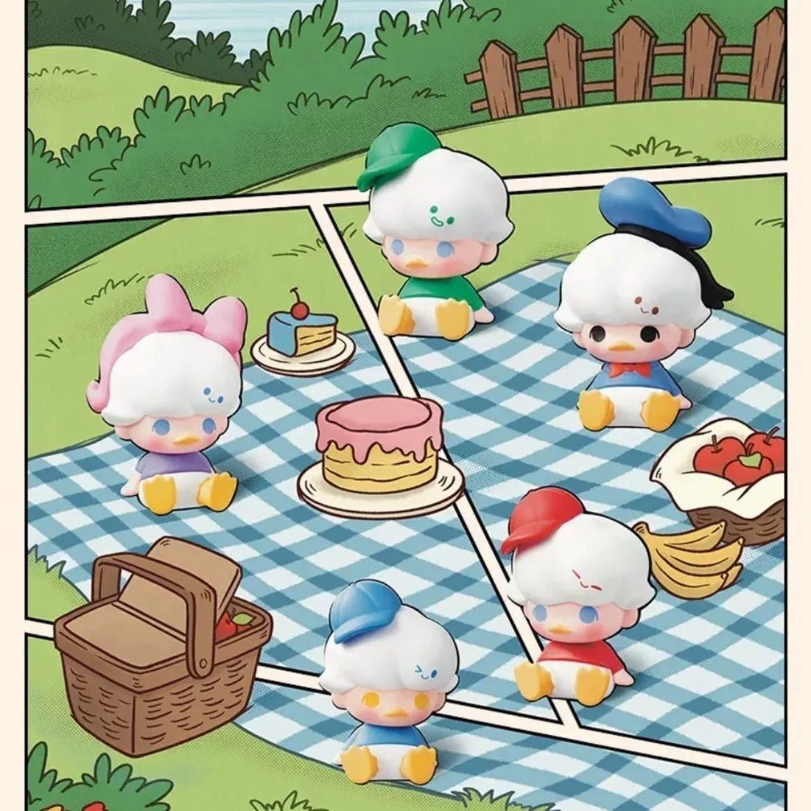 POP BEAN DIMOO WORLD × DSN Classic Series（3Pcs Per Pack）