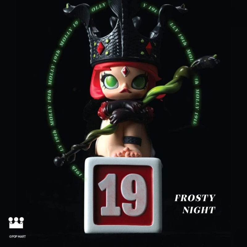 POP MART MOLLY 19TH Anniversary Frosty Night Series Figure