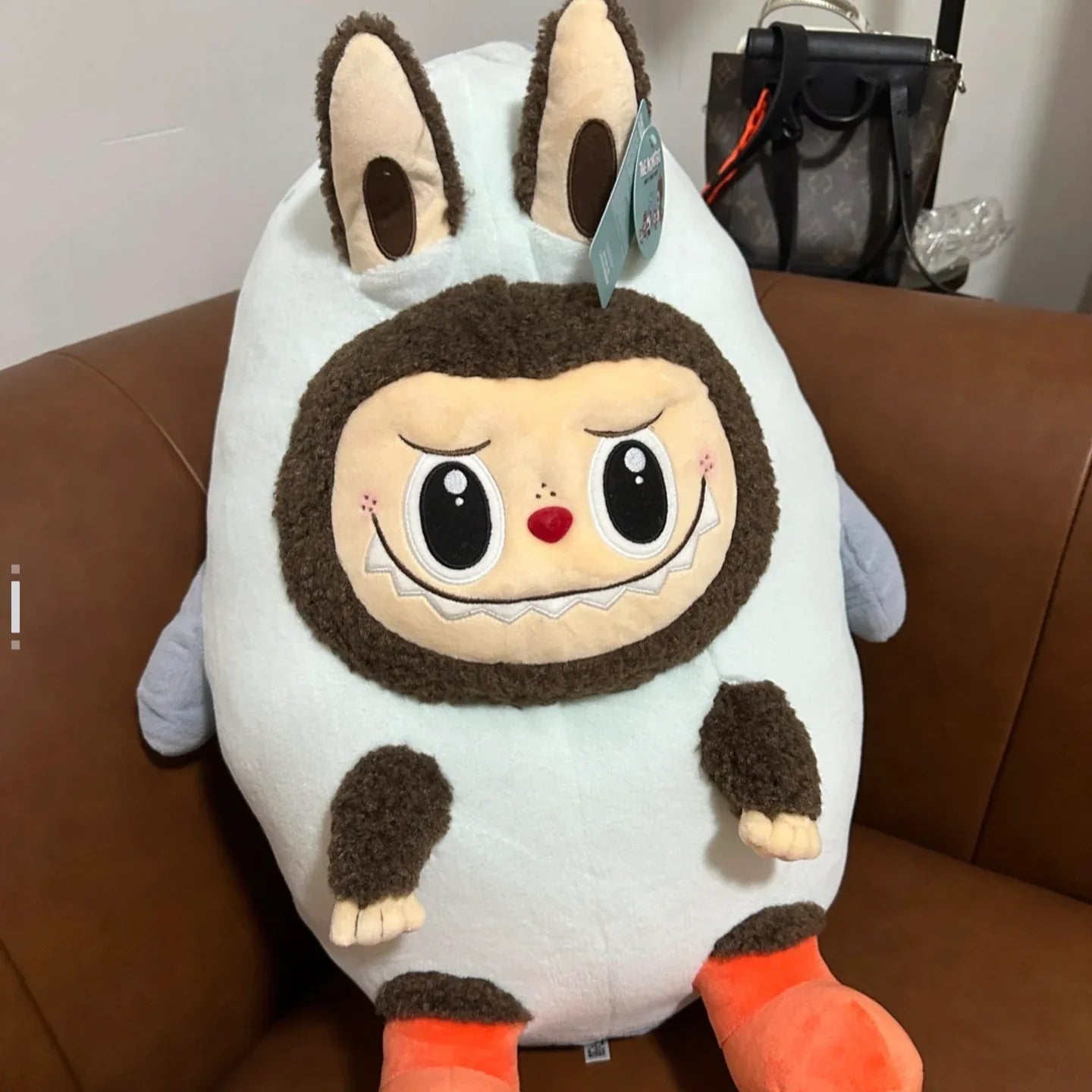 Pop Mart Beijing City Park Limited Edition labubu shark pillow accessories - PopNya