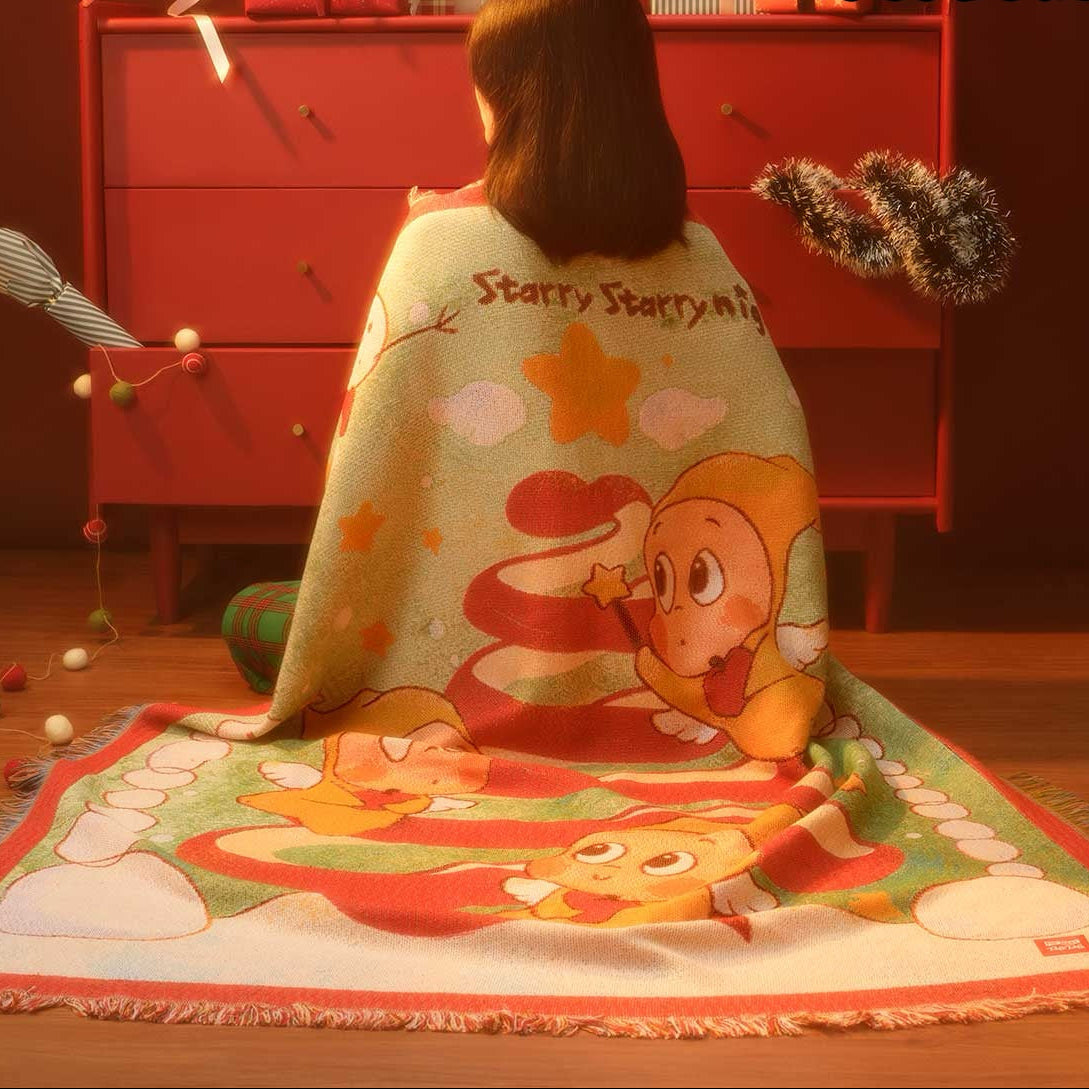 Apple of My Eye Series - Twinkle Twinkle Throw Blanket