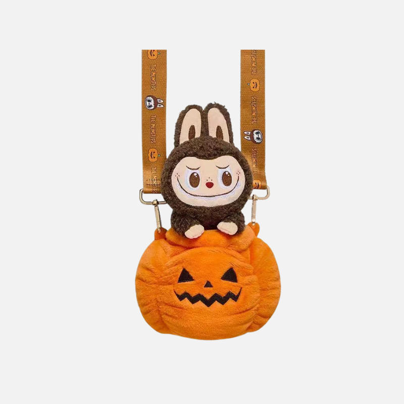 POPMART The Monster labubu pumpkin bag Halloween