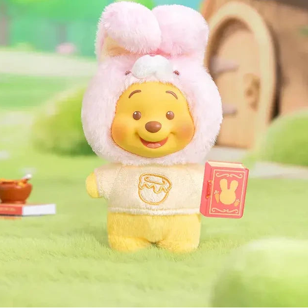 TOP TOY Winnie the Pooh Animal Storybook Series Plush Keychain Blind Box
