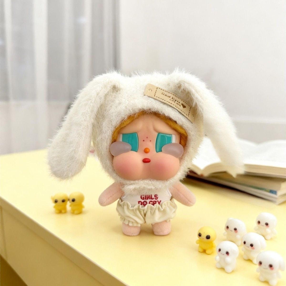 Crybaby Clothes Rabbit plush headgear（No doll）