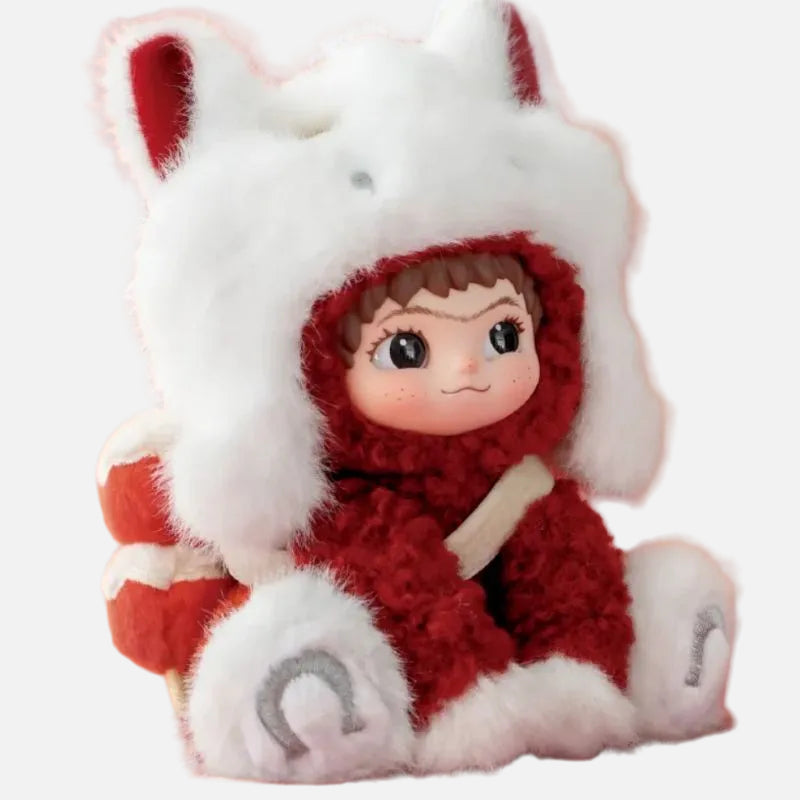 WAKUKU Snowy Lucky Hooves Series Plush New Year Limited Edition Hanging Card (PRE-ORDER)