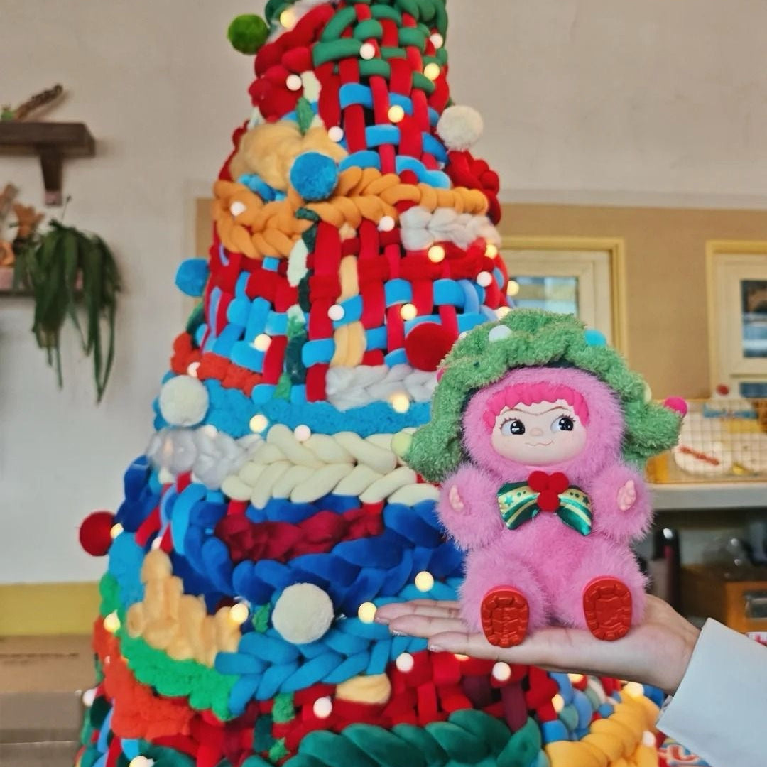 WAKUKU Santa Cutie in Pink Series Vinyl Plush Limited Figure