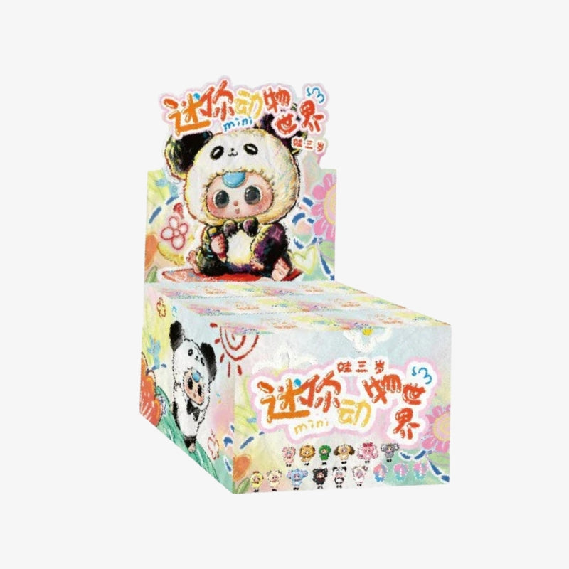 Baby Three Mini Animal World Series Plush Blind Box