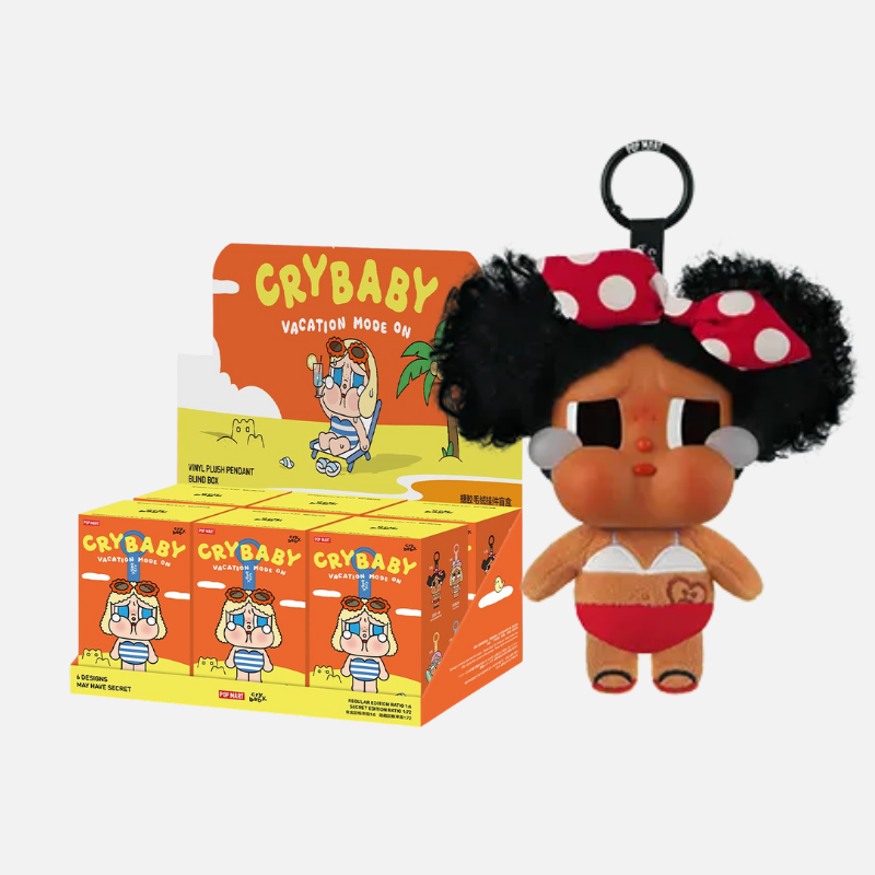 CRYBABY Vacation Mode On Series-Vinyl Plush Pendant Blind Box