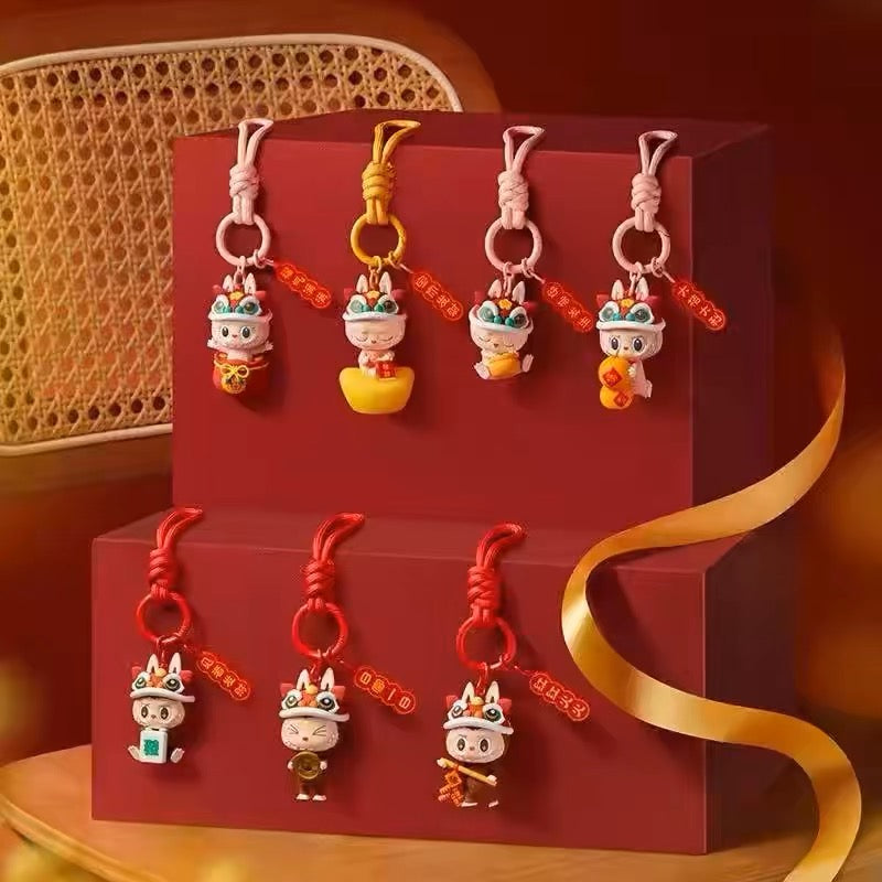 The Monsters Labubu Keychain Pendant Blind Box, POP LAND Limited