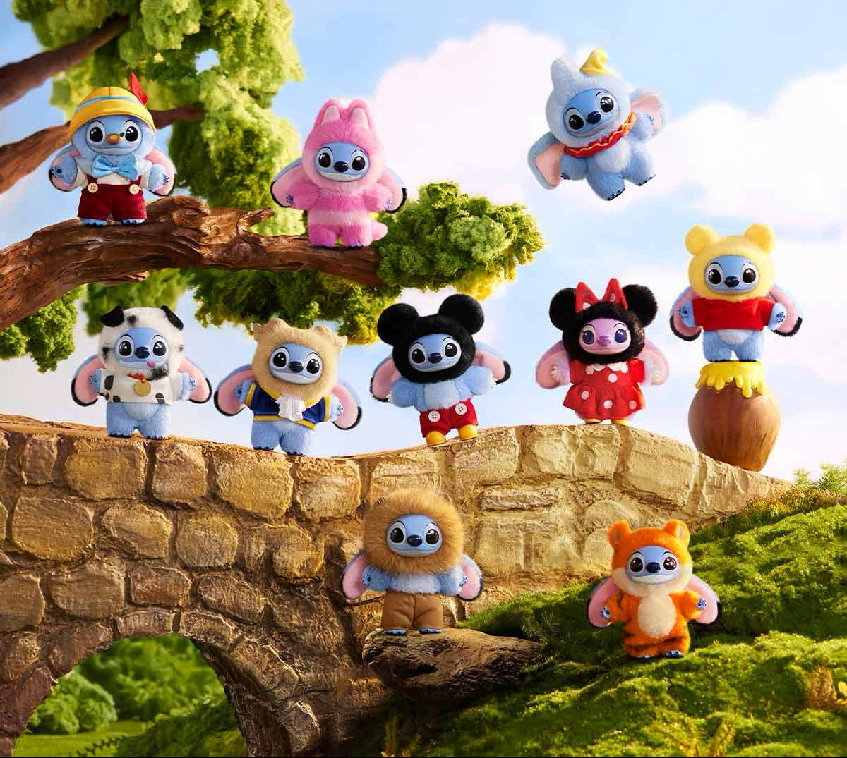 Stitch Adventure Series Vinyl Plush Pendant blind box