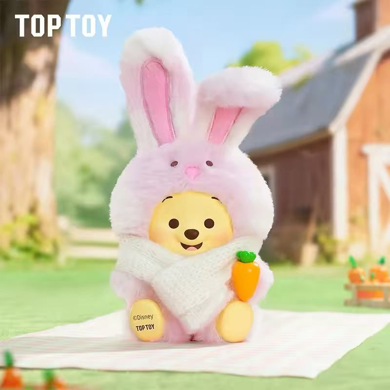 TOPTOY Disney Winnie the Pooh Happy Farm Animal Collection blind box