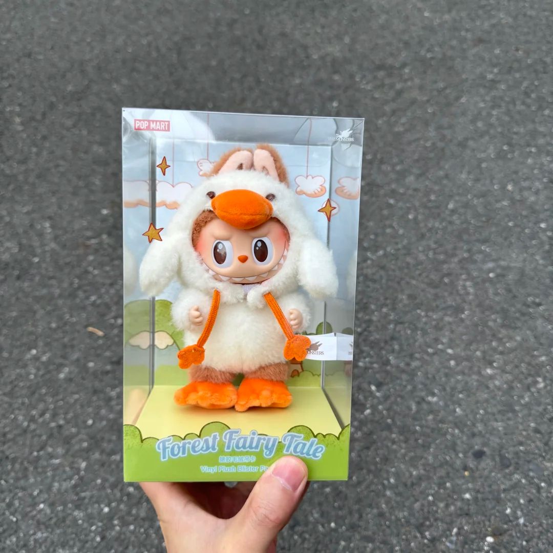labubu the monsters Forest Fairy Tale Series Vinyl Plush Doll DUCK