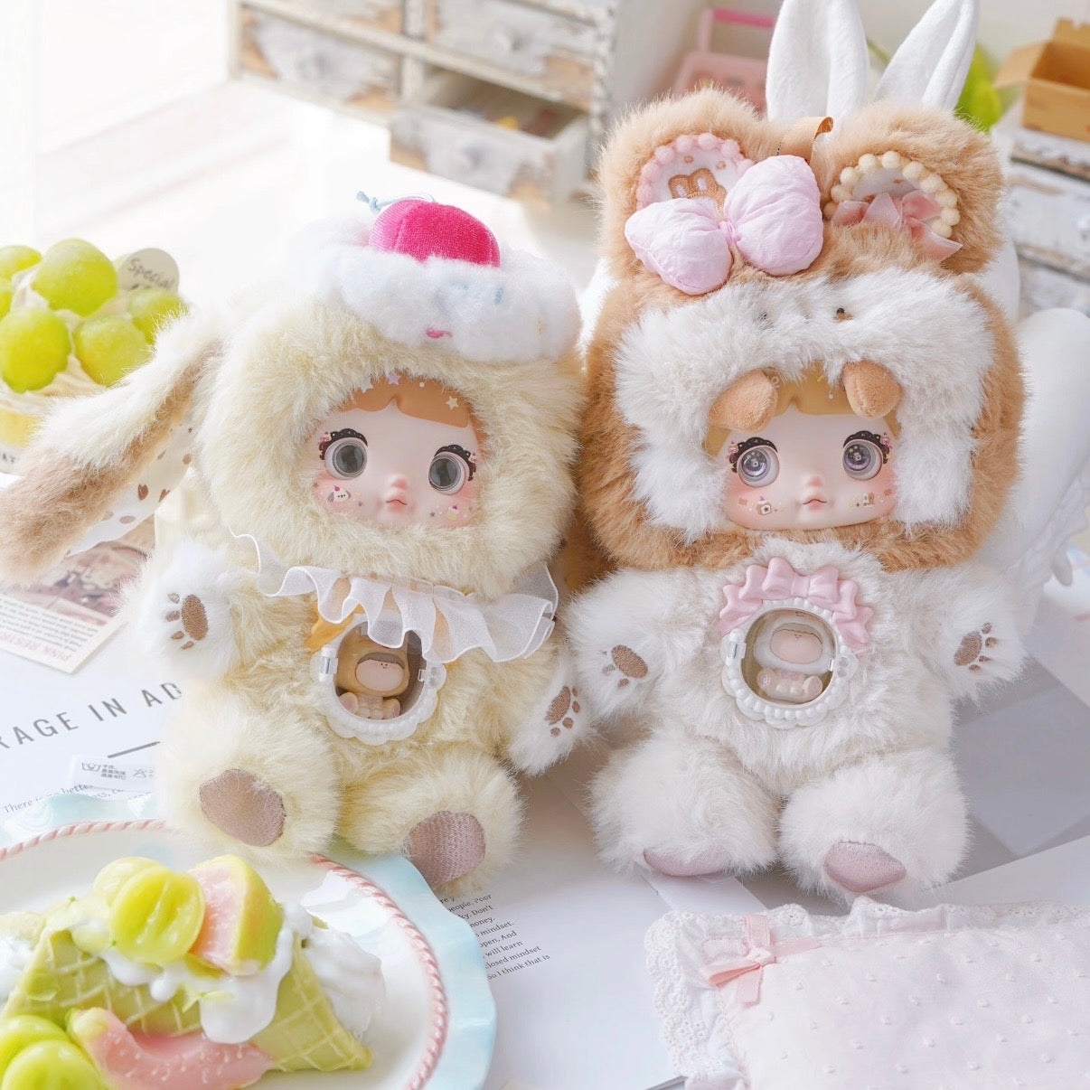 Nommi A Bite of Sweetness Series Plush Dolls. Blind Box