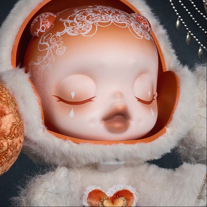 MEGA α SKULLPANDA 400% White Moon