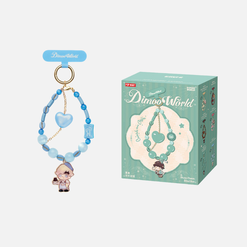 POPMART DIMOO Crush on Coffee Series-Phone Charm Blind Box