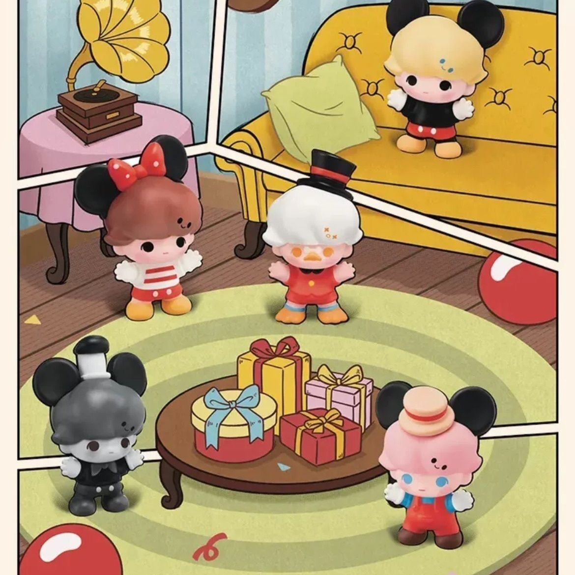 POP BEAN DIMOO WORLD × DSN Classic Series（3Pcs Per Pack）