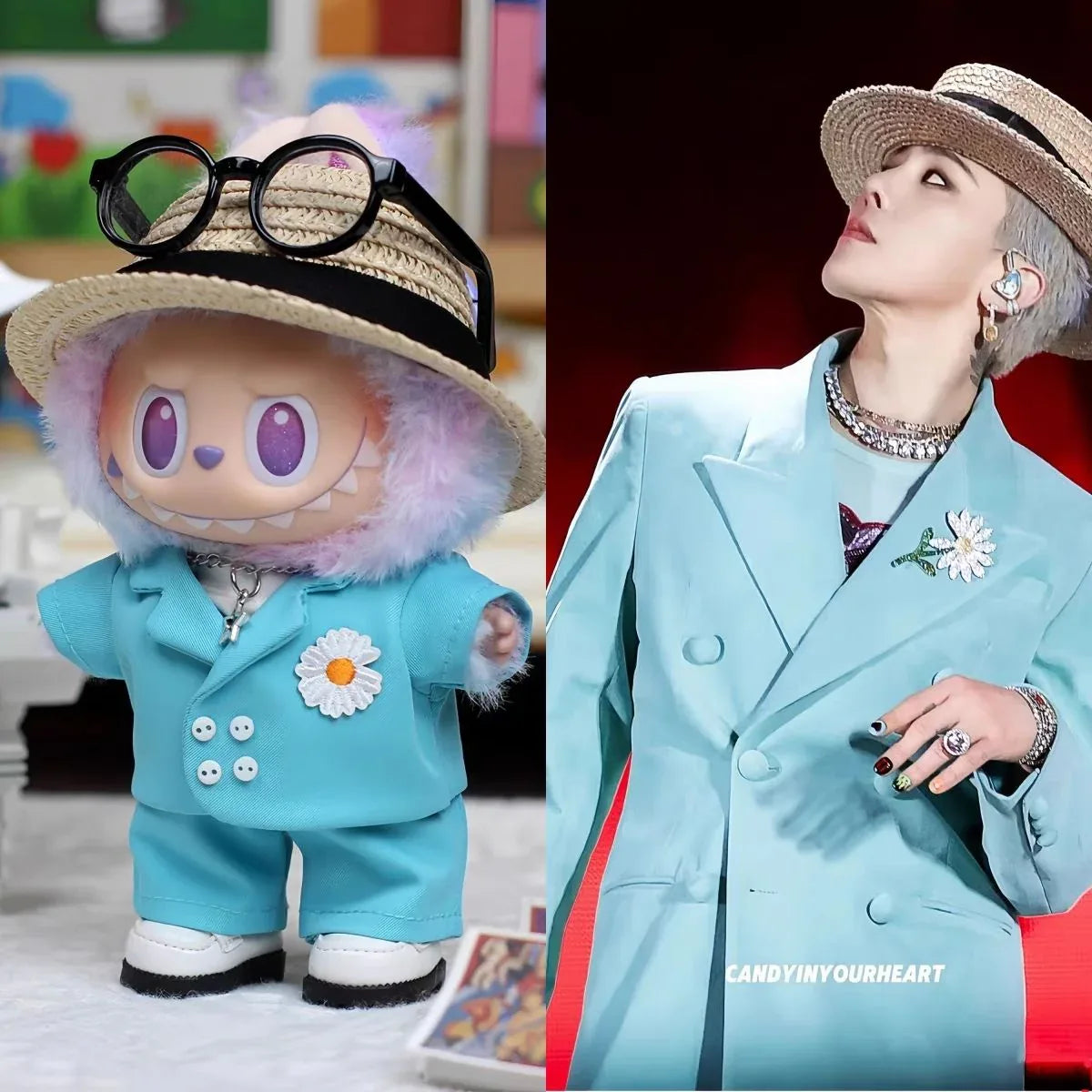 G-Dragon's same style labubu doll clothes（No doll）labubu clothes - PopNya