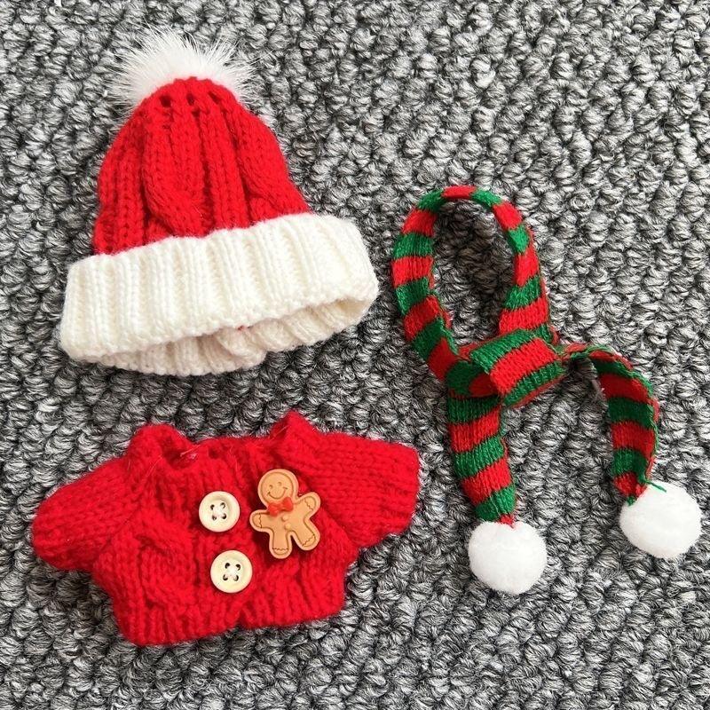 Labubu clothes Christmas Outfit Gingerbread Man Labubu clothes - PopNya