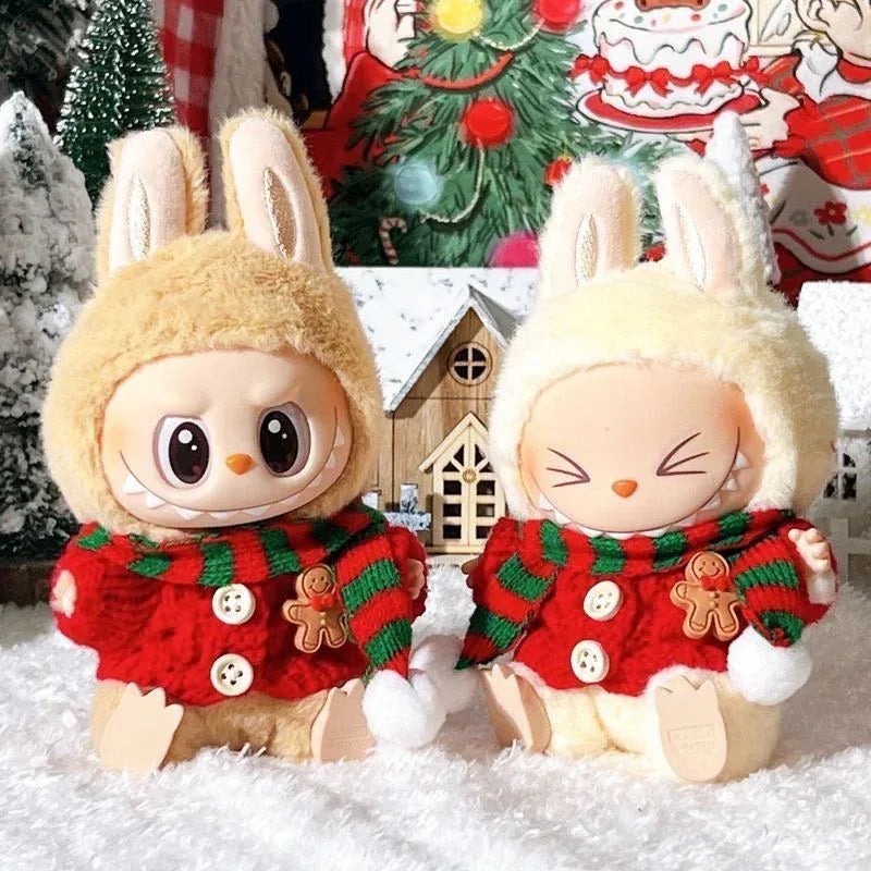 Labubu clothes Christmas Outfit Gingerbread Man Labubu clothes - PopNya