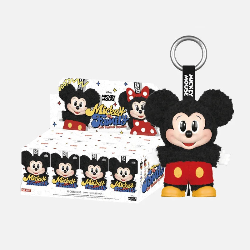 MlCKEY FAMILY Cute Together Keychain Series Plush Blind Box mickey - PopNya